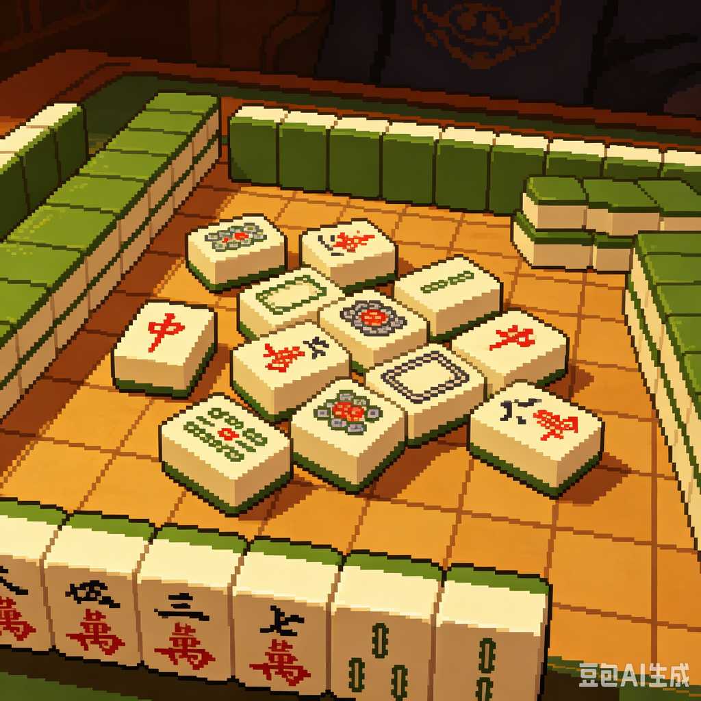 tiny mahjong set for backpack
