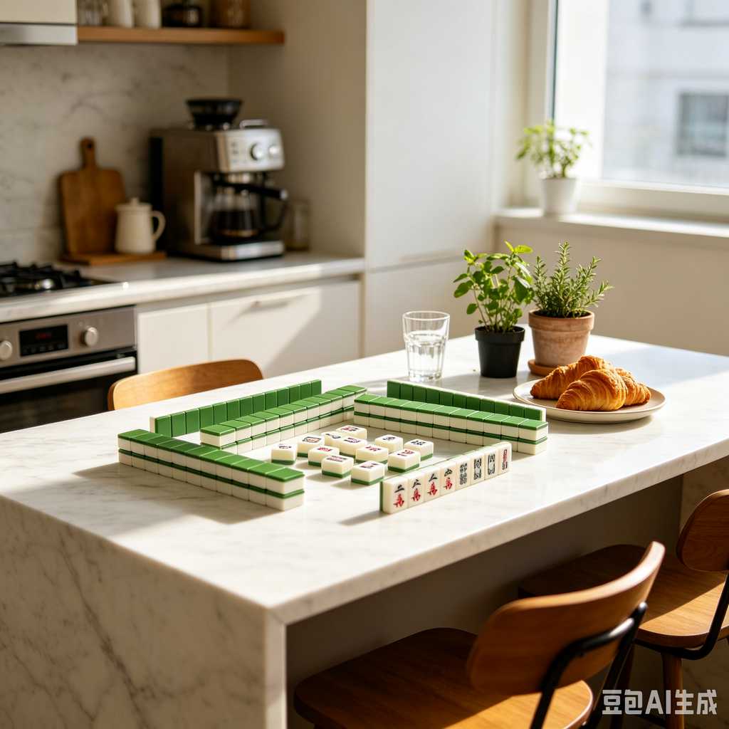 mahjong set for home entertainment