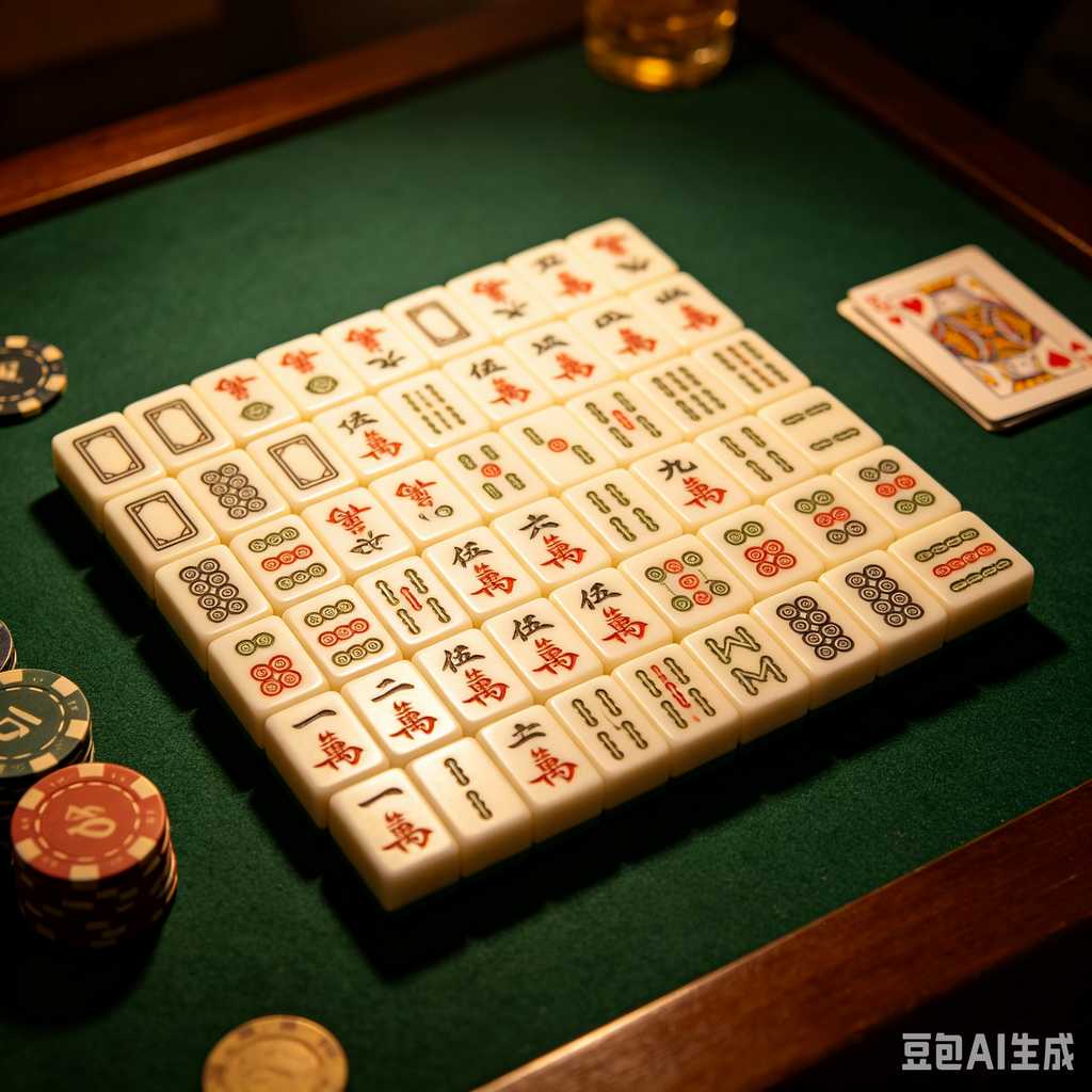 traditional chinese board game mahjong